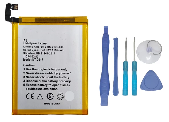 Casper Via A3 Batarya Pil Sıfır Orijinal + TAMİR SETİ ürün görseli 1