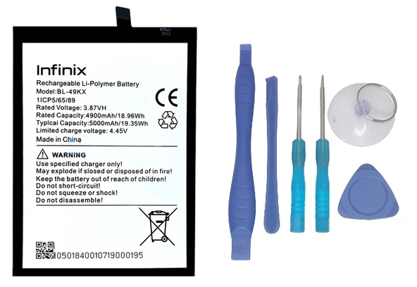 Infinix NOTE 12 PRO Batarya Pil Sıfır Orijinal + TAMİR SETİ ürün görseli 1