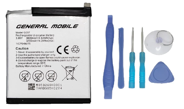 General Mobile GM 9 PRO Batarya Pil Sıfır Orijinal + TAMİR SETİ