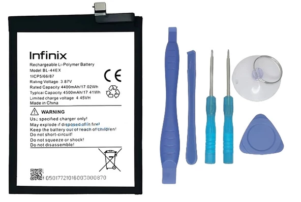 Infinix ZERO X PRO Batarya Pil Sıfır Orijinal + TAMİR SETİ ürün görseli 1