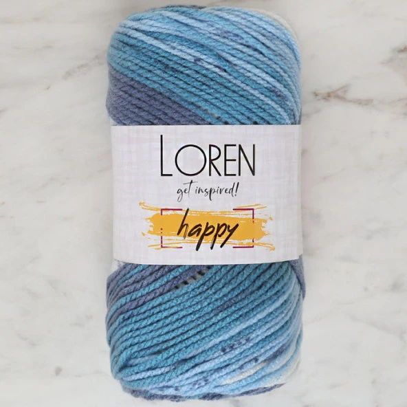 Loren Happy Ebruli El Örgü İpi - RH015