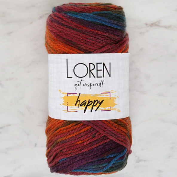 Loren Happy Ebruli El Örgü İpi - RH017