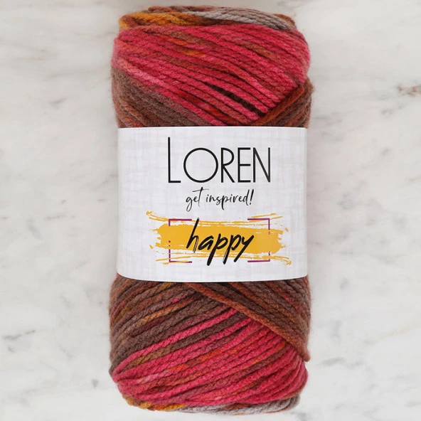 Loren Happy Ebruli El Örgü İpi - RH012