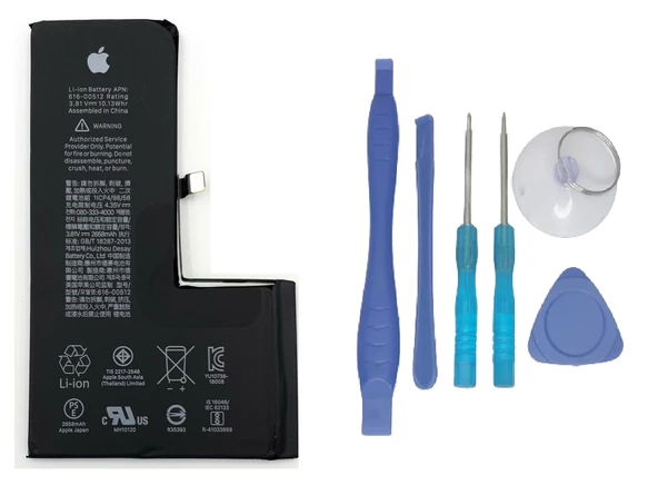 iPhone XS MAX Batarya Pil Sıfır Orijinal + TAMİR SETİ ürün görseli 1