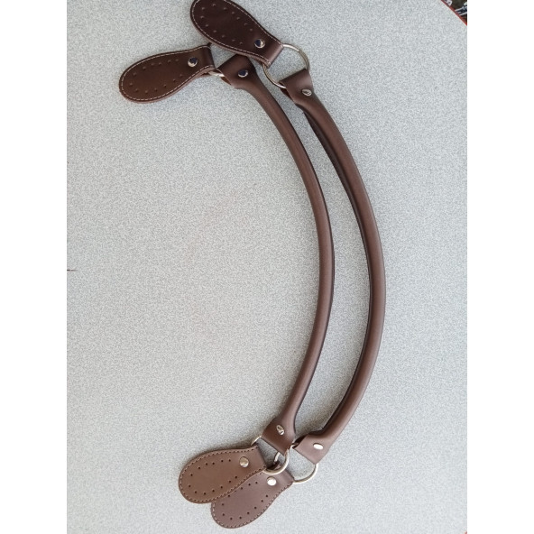 Likya BAKIR RENGİ  60 cm Borulu Deri Çanta Sapı - 2