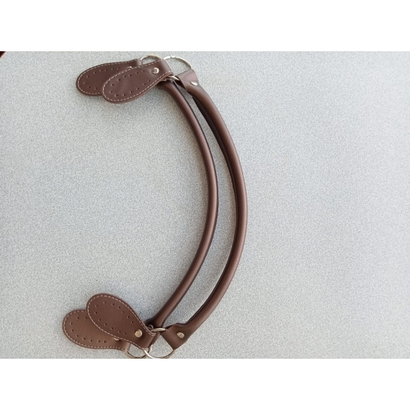 Likya BAKIR RENGİ  60 cm Borulu Deri Çanta Sapı - 3