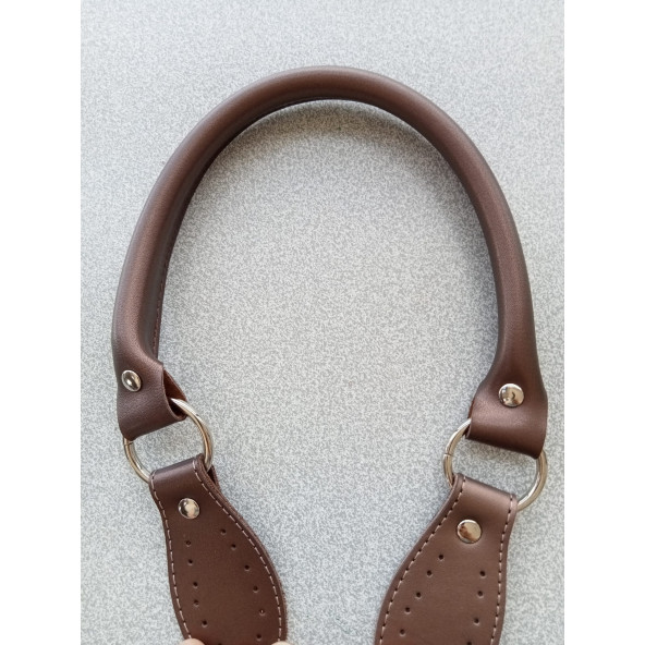 Likya BAKIR RENGİ  60 cm Borulu Deri Çanta Sapı - 5