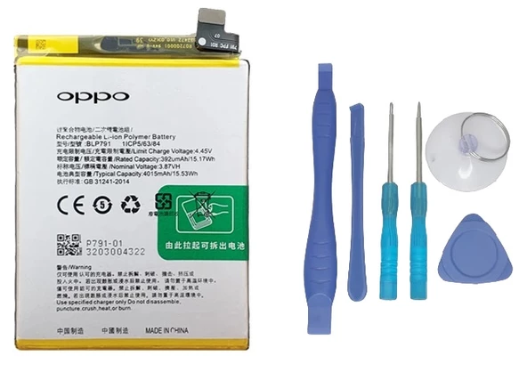 Oppo Reno 4 LITE - BLP791 - Batarya Pil Sıfır Orijinal + TAMİR SETİ