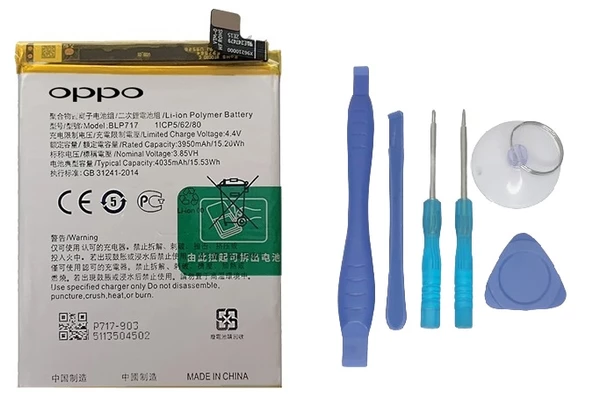 Oppo Reno Z -BLP717 - Batarya Pil Sıfır Orijinal + TAMİR SETİ ürün görseli 1