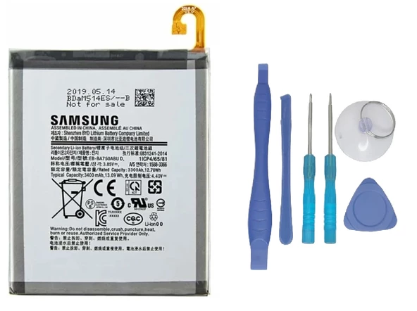 Samsung Galaxy A7 -2018  - SM-A750 Batarya Pil Sıfır Orijinal + TAMİR SETİ ürün görseli 1
