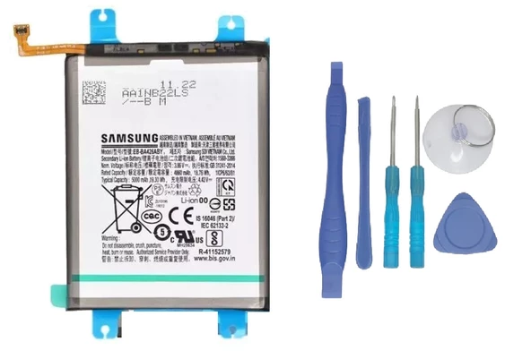 Samsung Galaxy A72 - SM-A725 Batarya Pil Sıfır Orijinal + TAMİR SETİ - 1