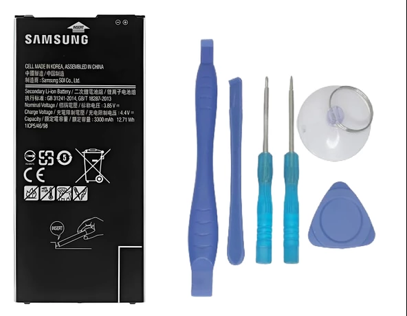 Samsung Galaxy J7 PRIME - SM-G610 Batarya Pil Sıfır Orijinal + TAMİR SETİ