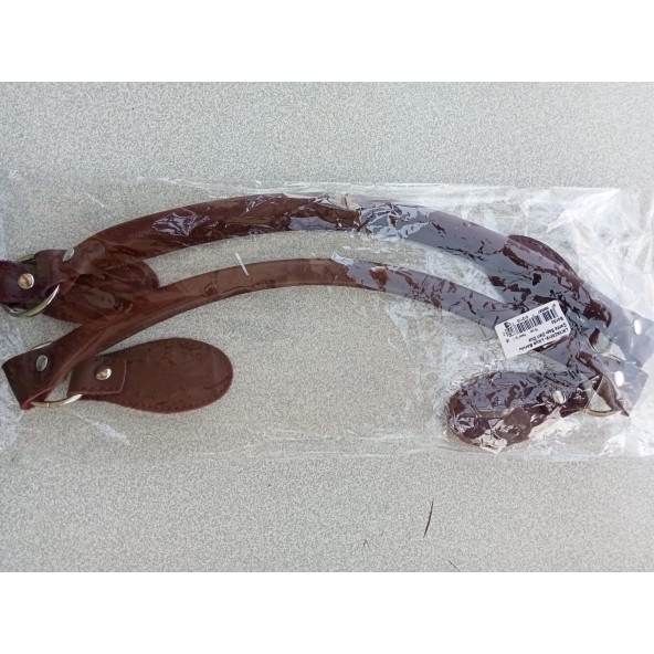 Likya BORDO RENKLİ 60 cm Borulu Deri Çanta Sapı - 7
