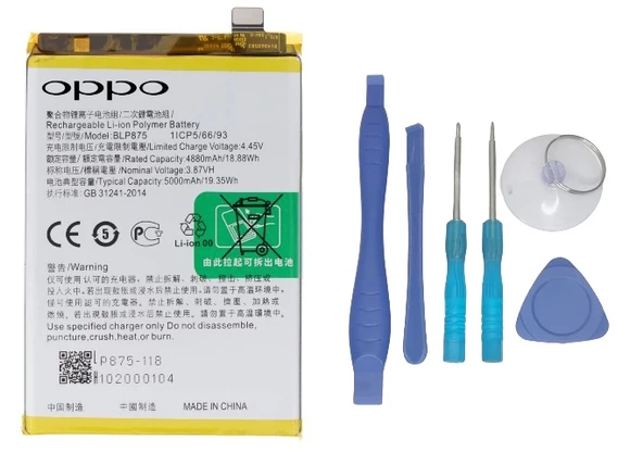 Oppo Realme Narzo 50 5g - Blp875 - Batarya Pil Sıfır Orijinal + TAMİR SETİ ürün görseli 1