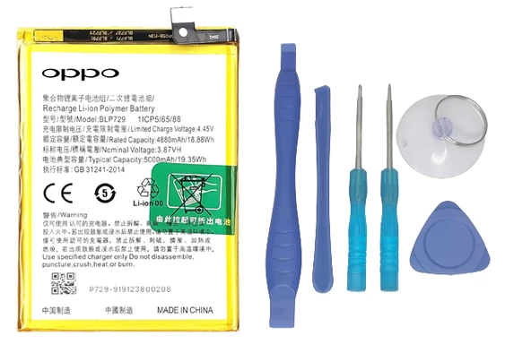 Oppo Realme C21 -Blp729 Batarya Pil Sıfır Orijinal + TAMİR SETİ ürün görseli 1