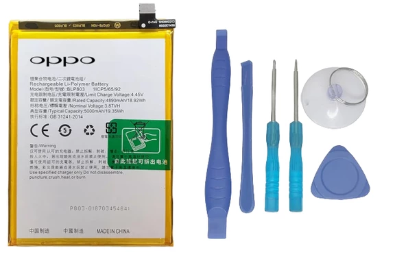 Oppo Realme Q2i - Blp803 - Batarya Pil Sıfır Orijinal + TAMİR SETİ ürün görseli 1