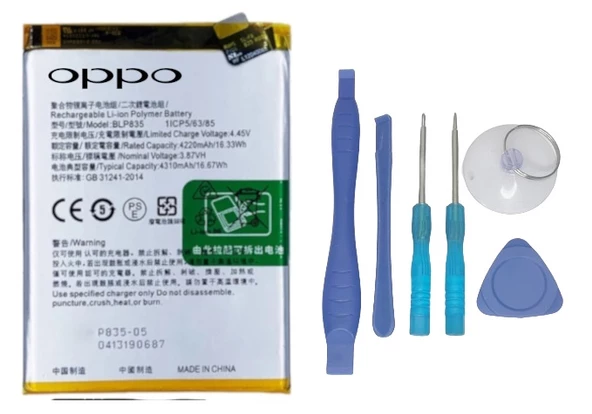 Oppo A94 -4g - Blp835 -Batarya Pil Sıfır Orijinal + TAMİR SETİ ürün görseli 1