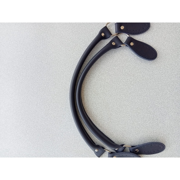 Likya LACİVERT RENKLİ 60 cm Borulu Deri Çanta Sapı - 3