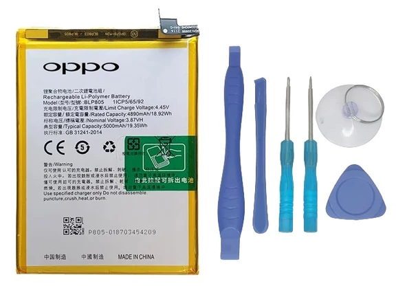 Oppo A16S - BLP805 -Batarya Pil Sıfır Orijinal + TAMİR SETİ ürün görseli 1