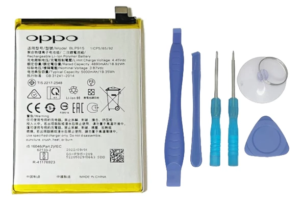 Oppo A17K - Blp915 -Batarya Pil Sıfır Orijinal + TAMİR SETİ ürün görseli 1