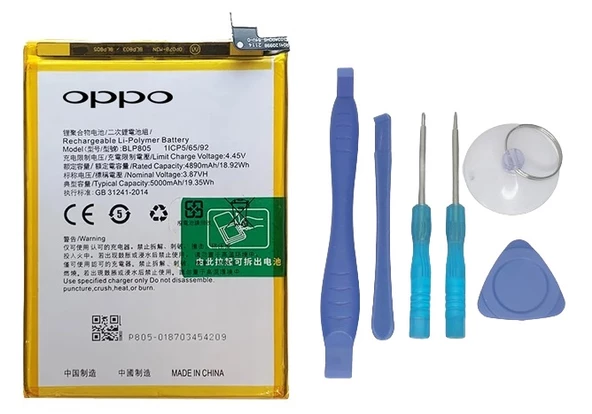 Oppo A55S - Blp805 - Batarya Pil Sıfır Orijinal + TAMİR SETİ
