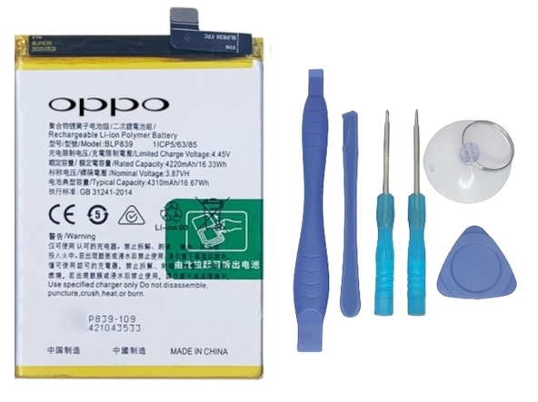 Oppo A95 - 5g - Blp839 -Batarya Pil Sıfır Orijinal + TAMİR SETİ ürün görseli 1