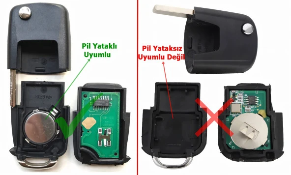 Seat Leon Toledo Altea 2 Tuşlu Anahtar Kabı Kumanda Kabı Oto Anahtarlık Logolu - 5