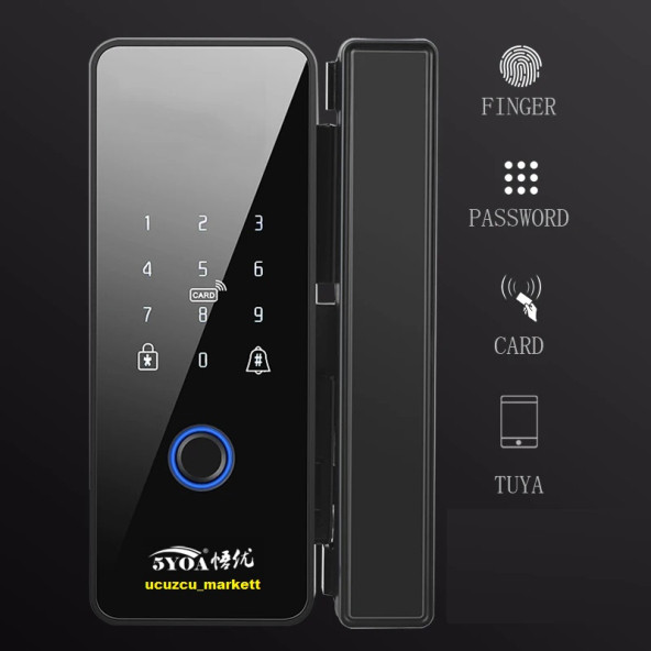 AKILLI KAPI KİLİDİ AHŞAP VE DEMİR KAPILAR İÇİN UYGUNDUR-CAM KAPIYA UYGUN DEĞİLDİR. - 3