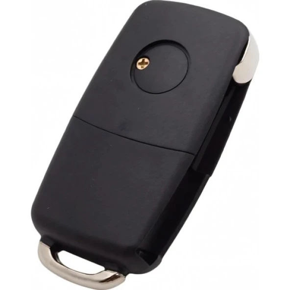 Volkswagen Saet Skoda Tipli Akıllı Kumanda Kabı Anahtar Kabı Oto Anahtarlık Pil Yataksız - 3