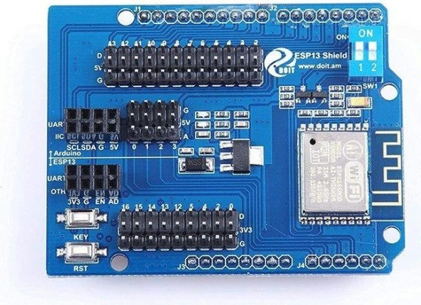 ESP8266 Wi-Fi Shield - Arduino Uyumlu ESP-13 Kablosuz İletişim Modülü - 3