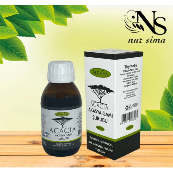 Nursima Akasya Gamı Şurubu 125 ml