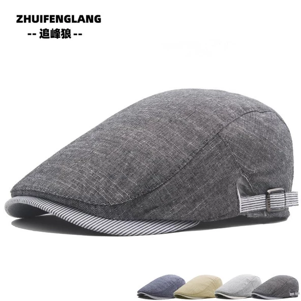 Valkyrie İtalyan Style Erkek Kasket Şapka Tokalı Ayarlanabilir Terletmez Düz Erkek Antrasit - 8