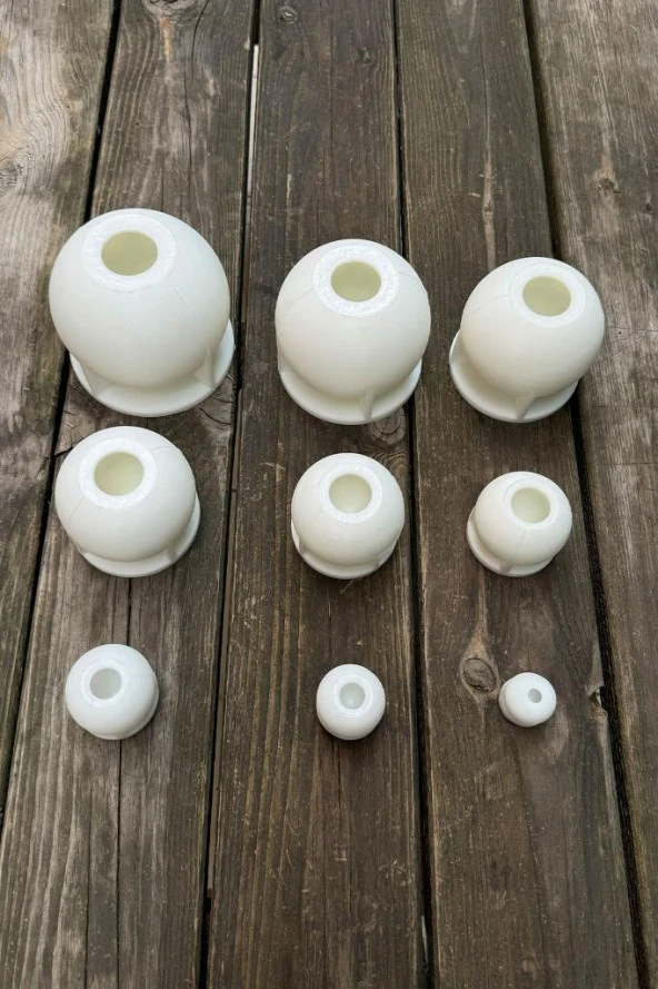 Küre Dokuzlu Silikon Mum Kalıp Seti - Resim 6