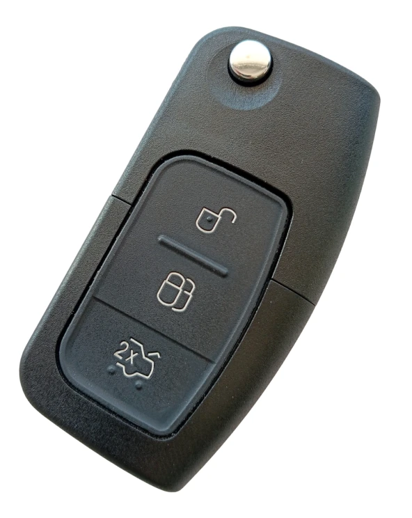 Ford Focus 2 Fiesta Fusion Uyumlu Anahtar Kumanda Kabı Hu101 Uç Logolu - 2