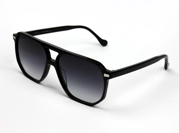 XBLACK 8329 C14 Erkek Güneş Gözlüğü 55 Parlak Siyah - 2