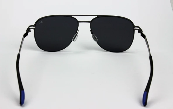 X-BLACK 8533 57 C4 3N GÜNEŞ GÖZLÜĞÜ 57 Parlak Siyah - 4
