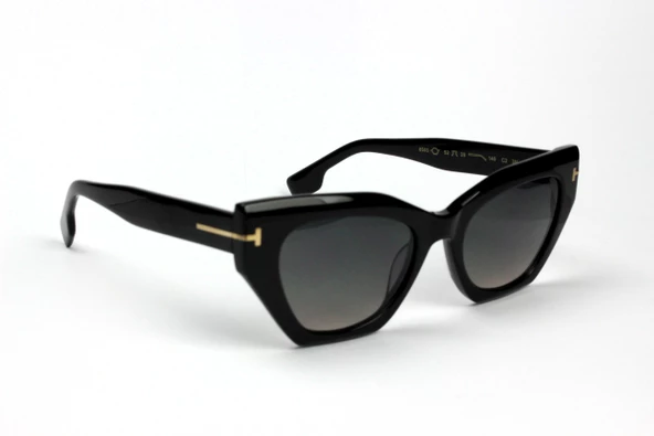 Rachel Paris 8503 C2 Kadın Güneş Gözlüğü 52 Parlak Siyah - Resim 2