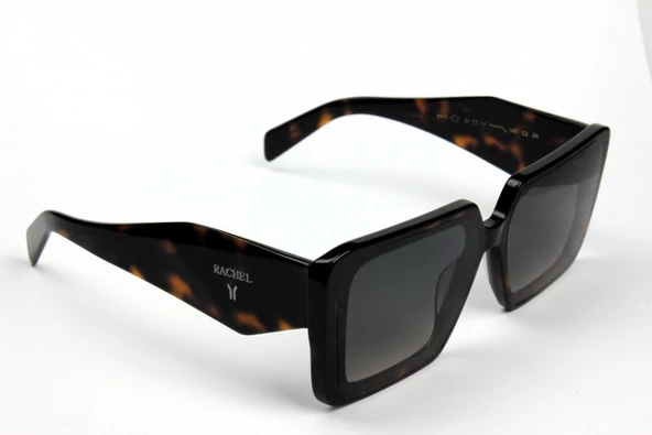 Rachel Paris 8510 C2 Kadın Güneş Gözlüğü 51 Mat Siyah - Resim 3
