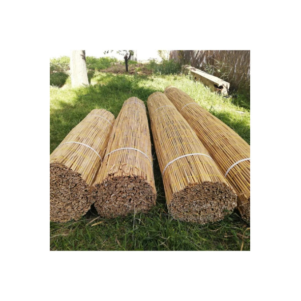 Kamış Hasır Bambu Çit 1m X 5m - 3