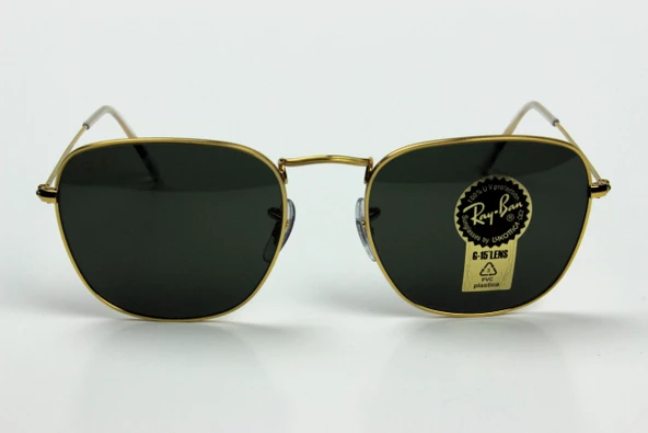 Ray-Ban RB3857 FRANK 9196/31 Unisex Güneş Gözlüğü 50 Gold