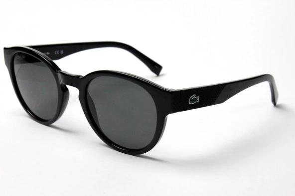 L6000S-001 Lacoste Unisex Güneş Gözlüğü 51 Parlak Siyah - 3