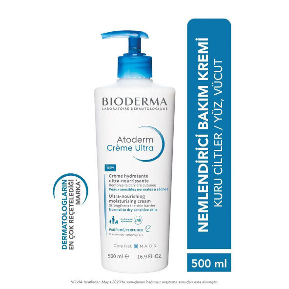 Bioderma Atoderm Cream Ultra Vücut Losyonu 500 ml