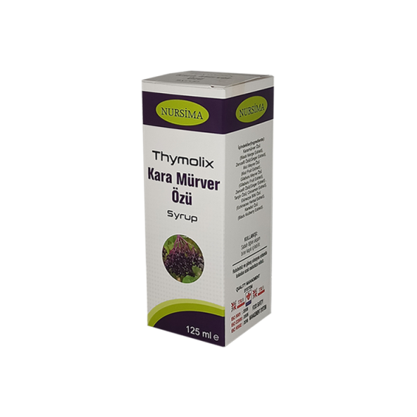 Nursima Thymolix Kara Mürver Özü Şurubu 125ml