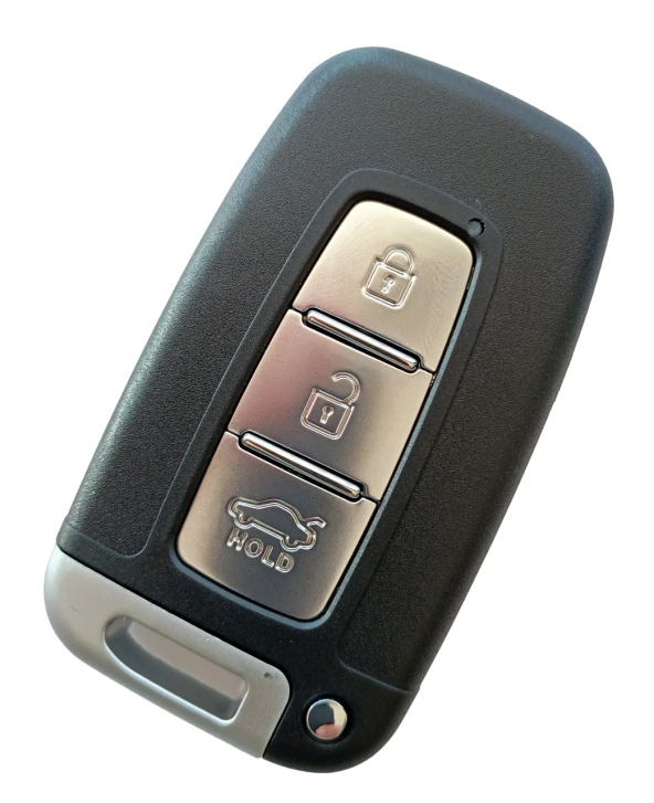 Hyundai Ix35 Santa Fe Sonata Elantra 3 Tuşlu Logolu Smart Anahtar Kumanda Kabı Oto Anahtarlık ürün görseli 1