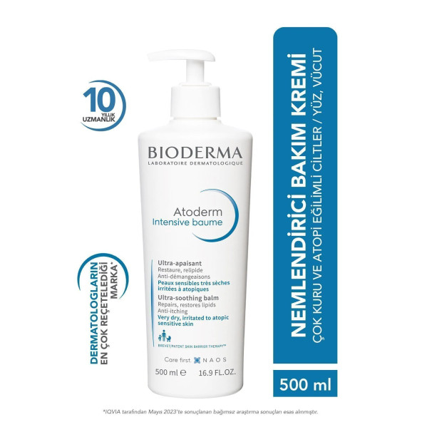 Bioderma Atoderm Intensive Balm 500 Ml Vücut Nemlendirici