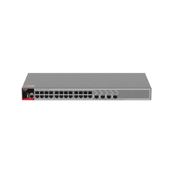 RUIJIE 24port RG-S2915-24GT4MS-L GIGABIT 2-GBE SFP/2.5-GBE SFP YÖNETİLEBİLİR SWITCH - 1