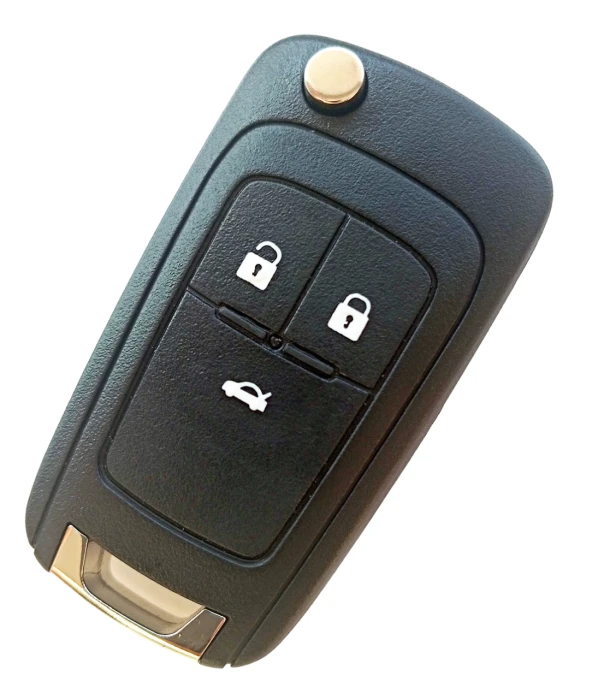 Opel Astra J Insignia Mokka Uyumlu Anahtar Kumanda Kabı Oto Anahtarlık Vidalı Logolu 3 Tuş Witte