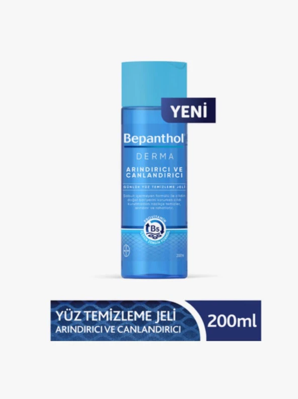 Bepanthol Derma Arındırıcı Ve Canlandırıcı Günlük Yüz Temizleme Jeli 200 Ml