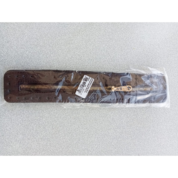Likya KAHVERENGİ 30/ 5 cm Deri Çanta Fermuarı - 4