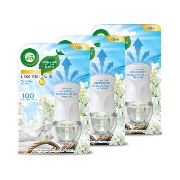 Air Wick Elektrikli Oda Kokusu Kit (Cihaz+Yedek Temizliğin Esintisi) x 3 - 2